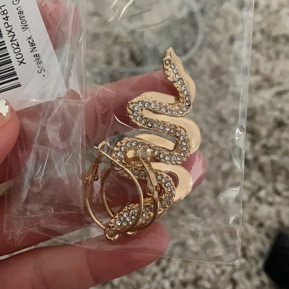 Snake earrings